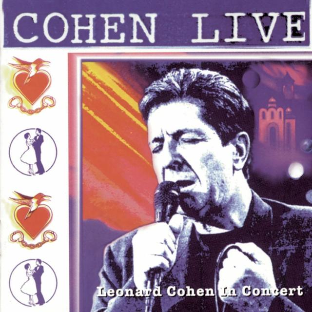 Album cover art for Leonard Cohen In Concert