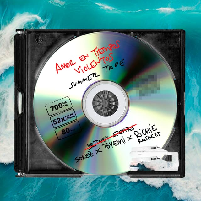 Album cover art for Amor en tiempos violentos