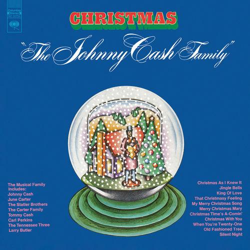 Album cover art for The Johnny Cash Family Christmas