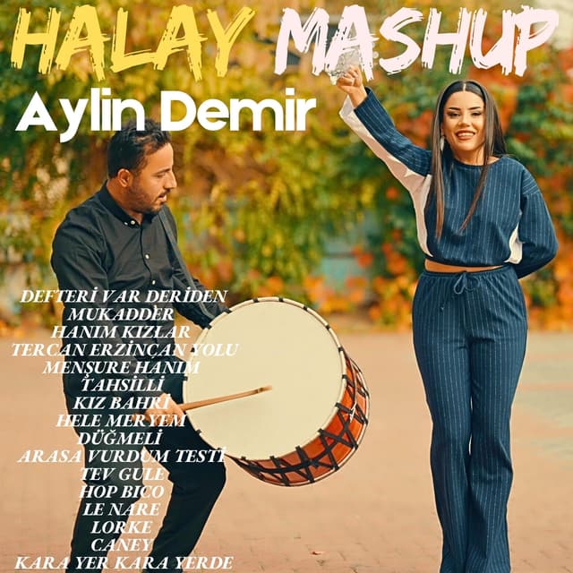 Album cover art for Defteri Var Deriden / Mukadder / Hanım Kızlar / Tercan Erzincan Yolu / Menşure Hanım / Tahsilli / Kız Bahri / Hele Meryem / Düğmeli / Arasa Vurdum Testi / Tev Gule / Hop Bıco / Le Care / Lorke / Caney / Kara Yer Kara Yerde