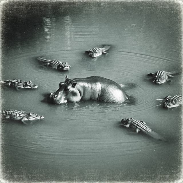 Album cover art for Hipopótamo