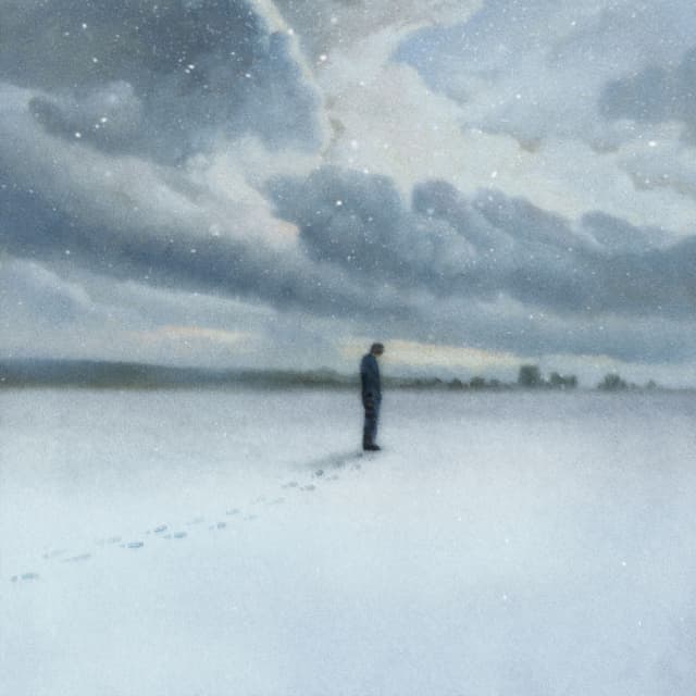 Album cover art for Snow piled up