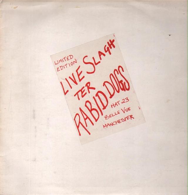 Album cover art for Live Slaughter Rabid Dogs