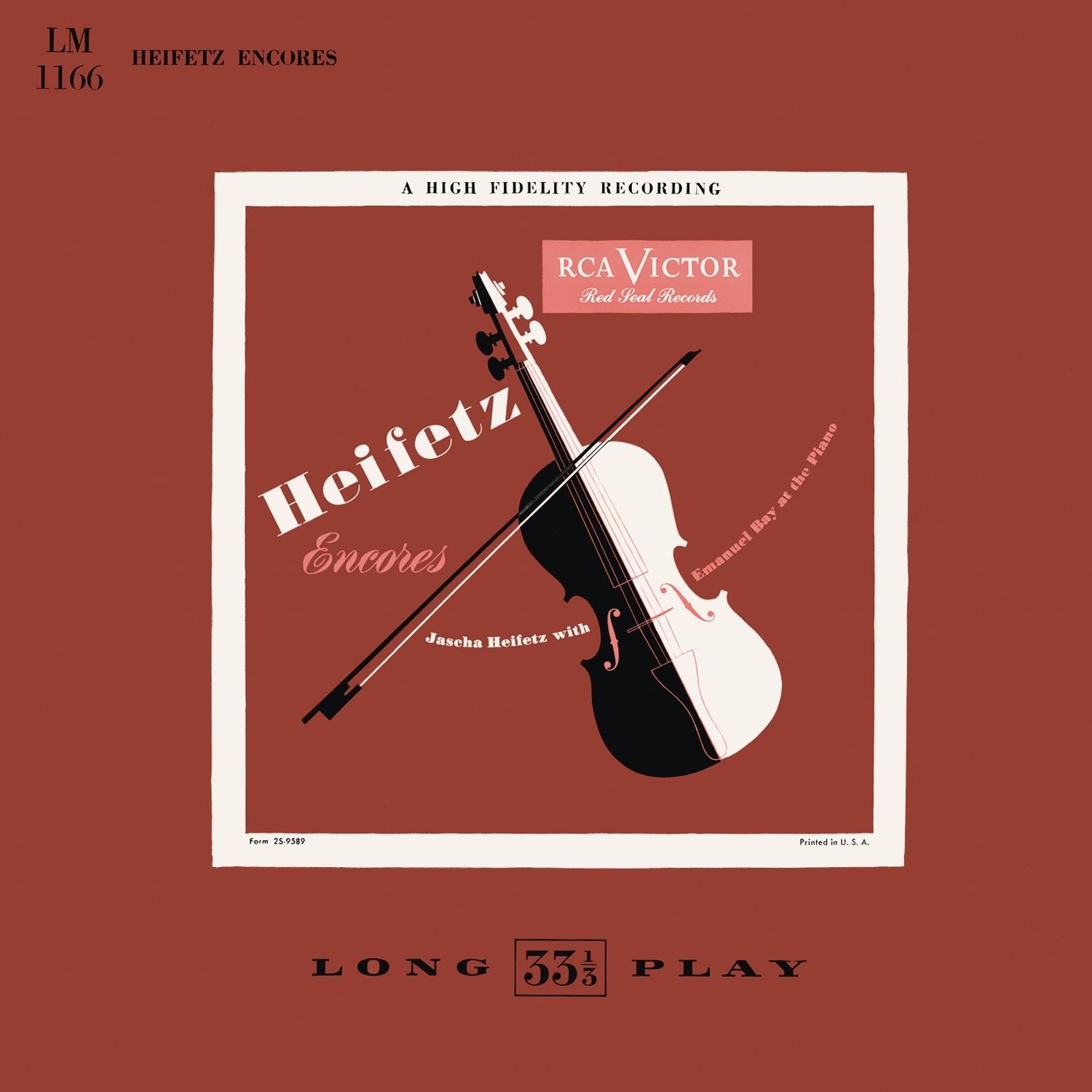 Heifetz Encores: Jascha Heifetz With Emanuel Bay At The Piano