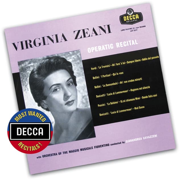 Album cover art for Operatic Recital