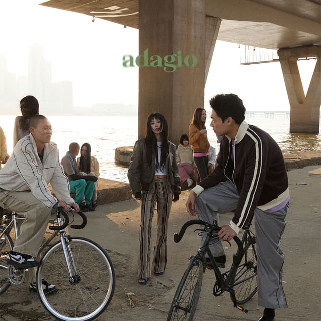 Album cover art for adagio