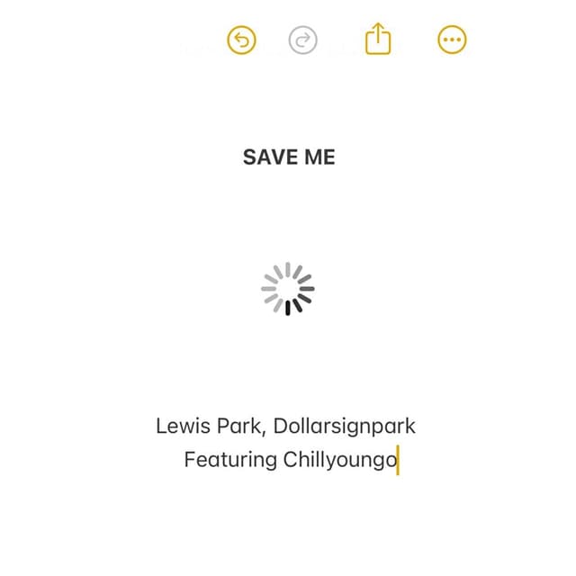 Album cover art for SAVE ME