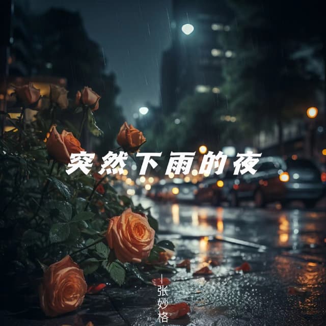 Album cover art for 突然下雨的夜