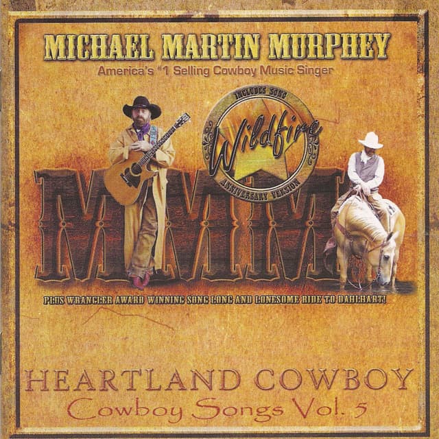 Album cover art for Heartland Cowboy (Cowboy Songs, Vol. 5)