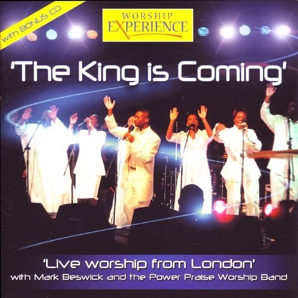 Album cover art for The King Is Coming: Live Worship From London