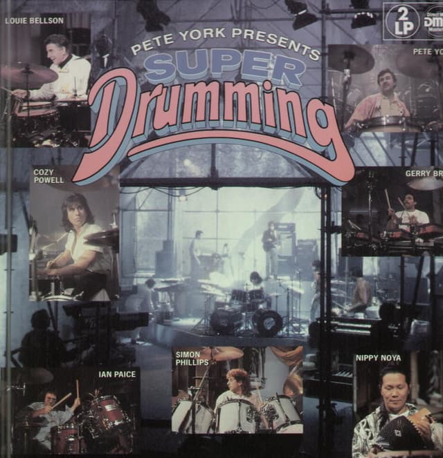 Album cover art for Super Drumming Volume 1
