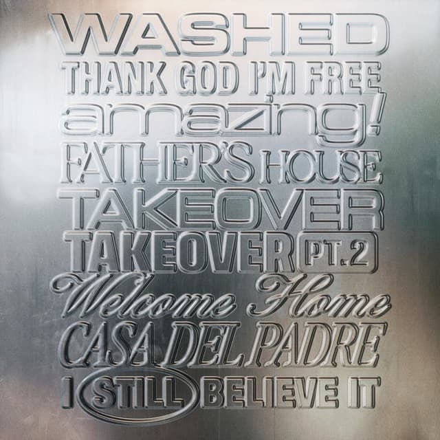 Album cover art for WASHED