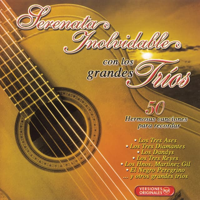Album cover art for Serenata Inolvidable Con Los Grandes Trios