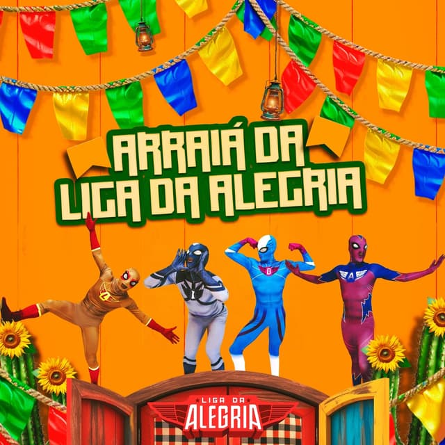 Album cover art for Arraiá da Liga da Alegria