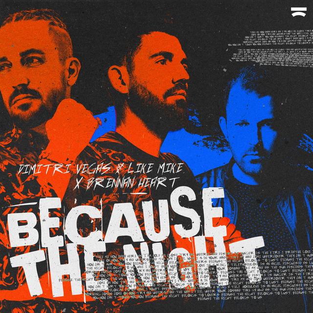 Album cover art for Because the Night