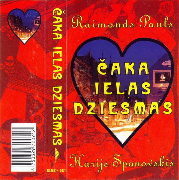 Album cover art for Čaka ielas dziesmas