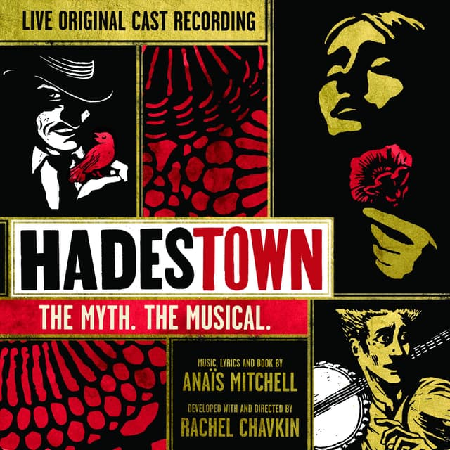 Album cover art for Hadestown: The Myth. The Musical. (Original Cast Recording) [Live]