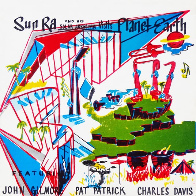 Album cover art for Sun Ra Visits Planet Earth