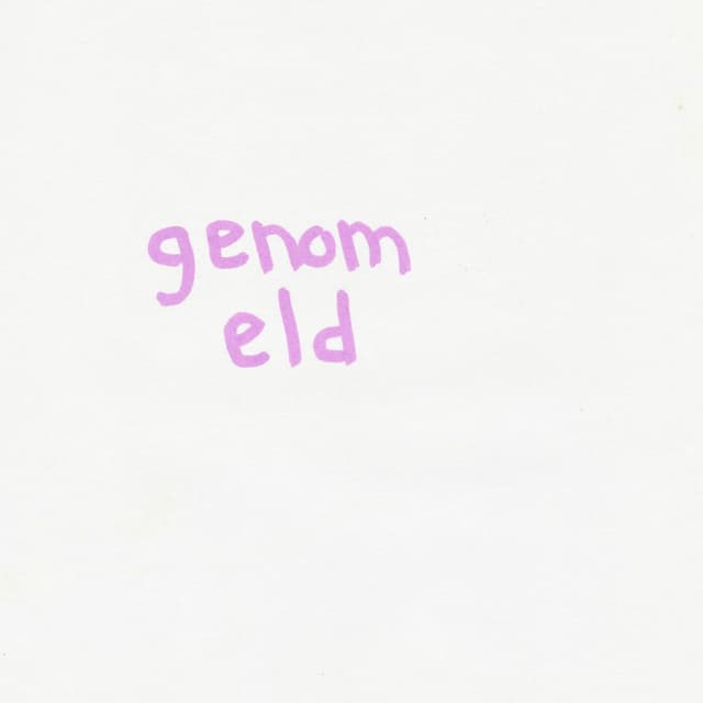 Album cover art for Genom eld