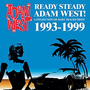 Album cover art for Ready, Steady, Adam West!