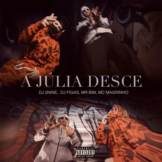 Album cover art for A Júlia Desce