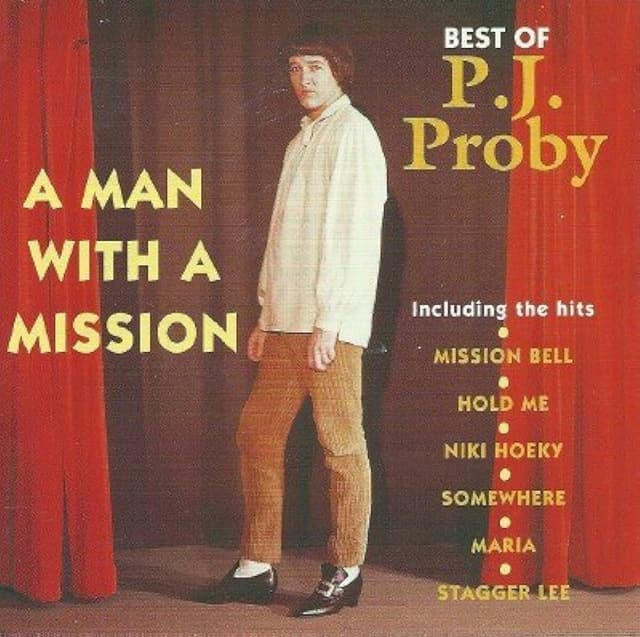 Album cover art for A Man With A Mission - Best Of P.J. Proby