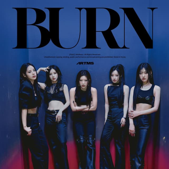 Album cover art for <BURN>