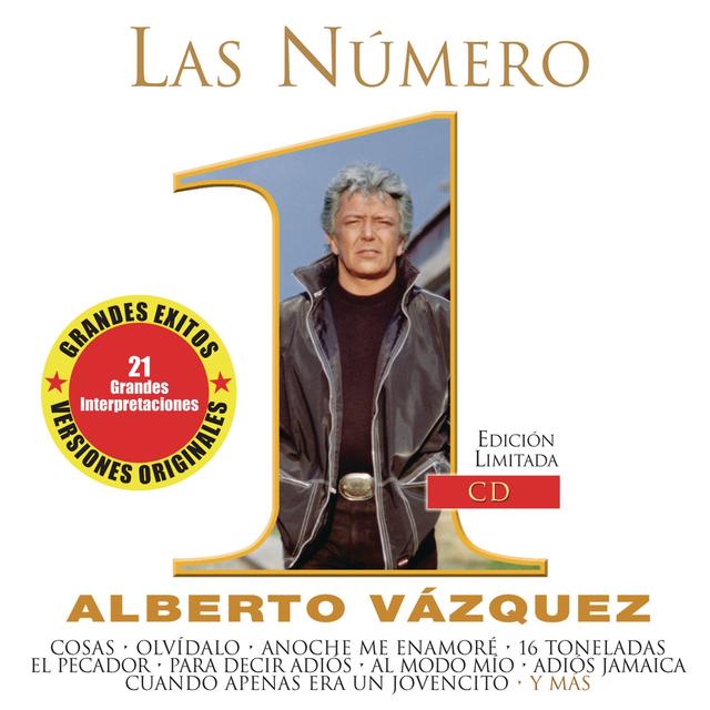 Album cover art for Las Numero 1 De Alberto Vazquez