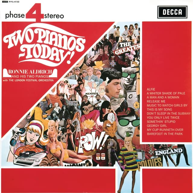 Album cover art for Two Pianos Today!