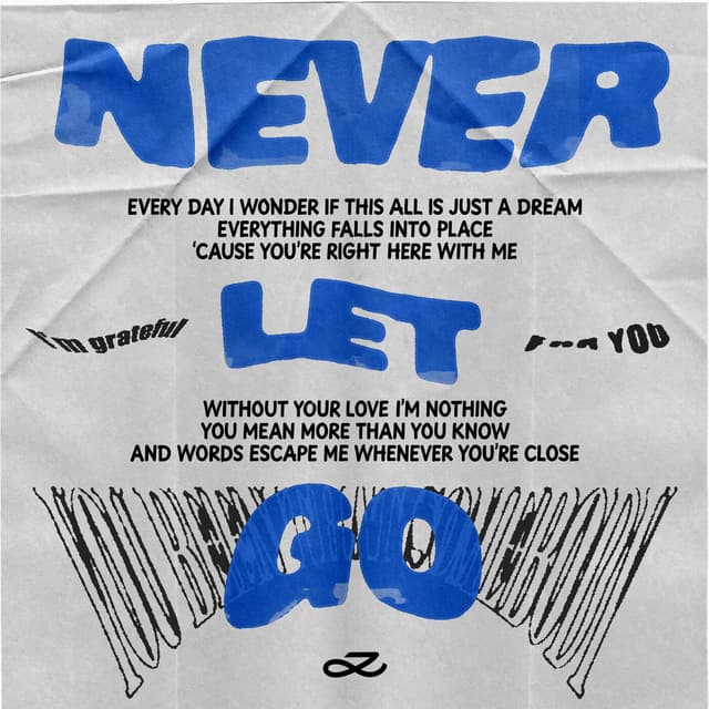 Album cover art for Never Let Go