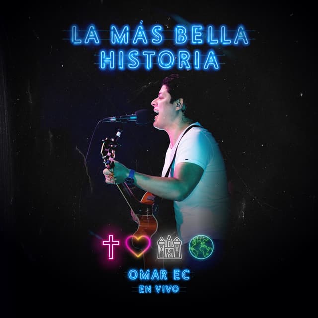Album cover art for La Más Bella Historia (En vivo)