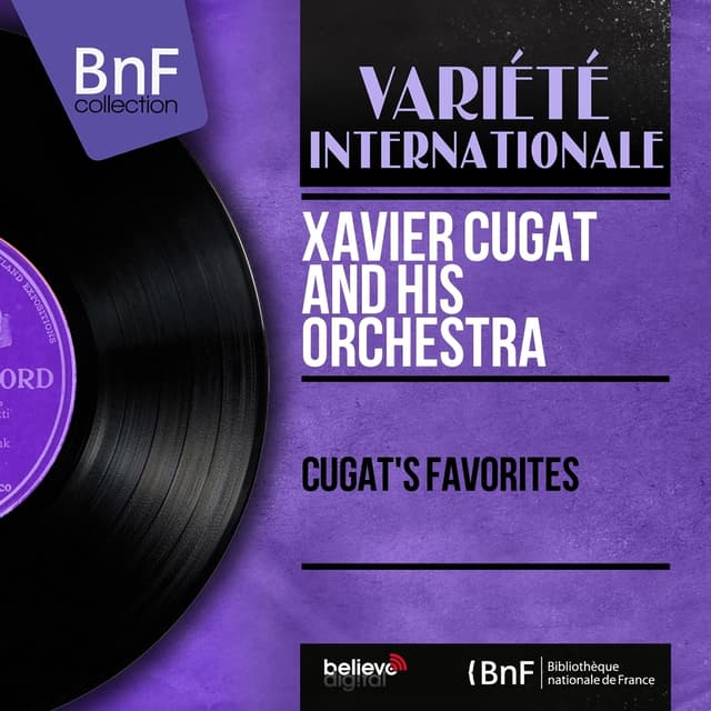 Album cover art for Cugat's Favorites