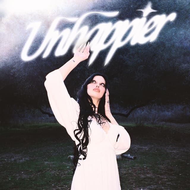 Album cover art for unhappier