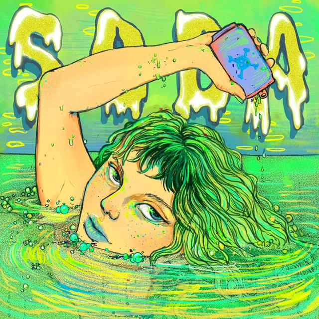 Album cover art for soda