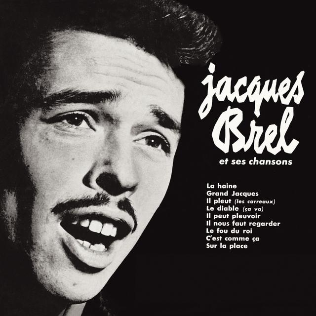 Album cover art for Jacques Brel et Ses Chansons