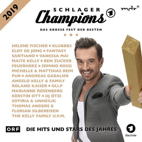 Album cover art for Schlagerchampions 2019 - Das große Fest der Besten