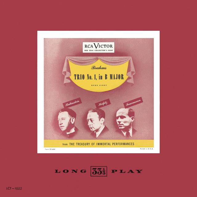 Album cover art for Brahms: Trio No. 1 In B Major, Op. 8