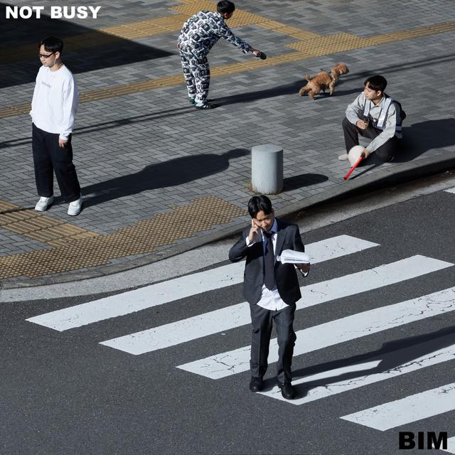 Album cover art for Not Busy