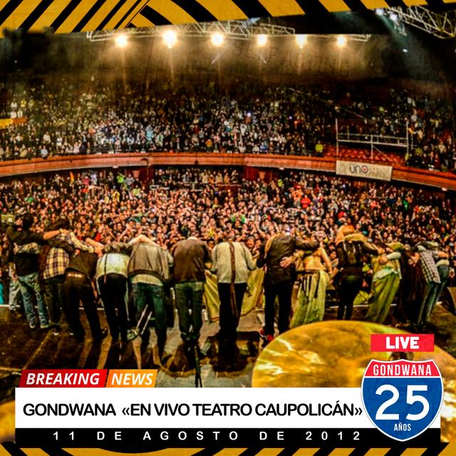 Album cover art for En Vivo Teatro Caupolicán