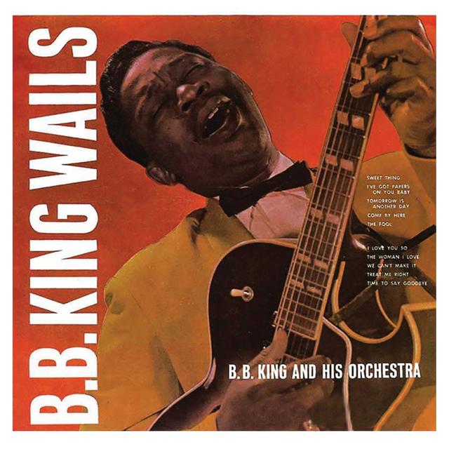 Album cover art for B.B. King Wails