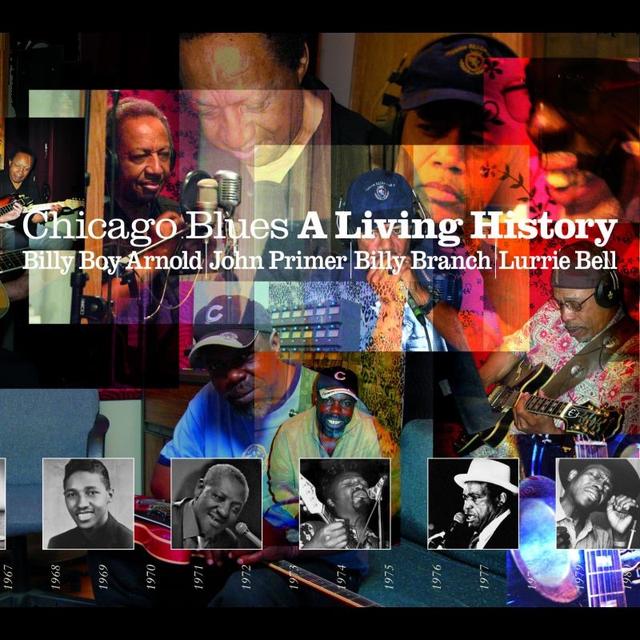 Album cover art for Chicago Blues: A Living History