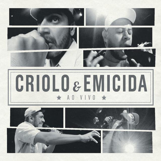 Album cover art for Criolo E Emicida Ao Vivo