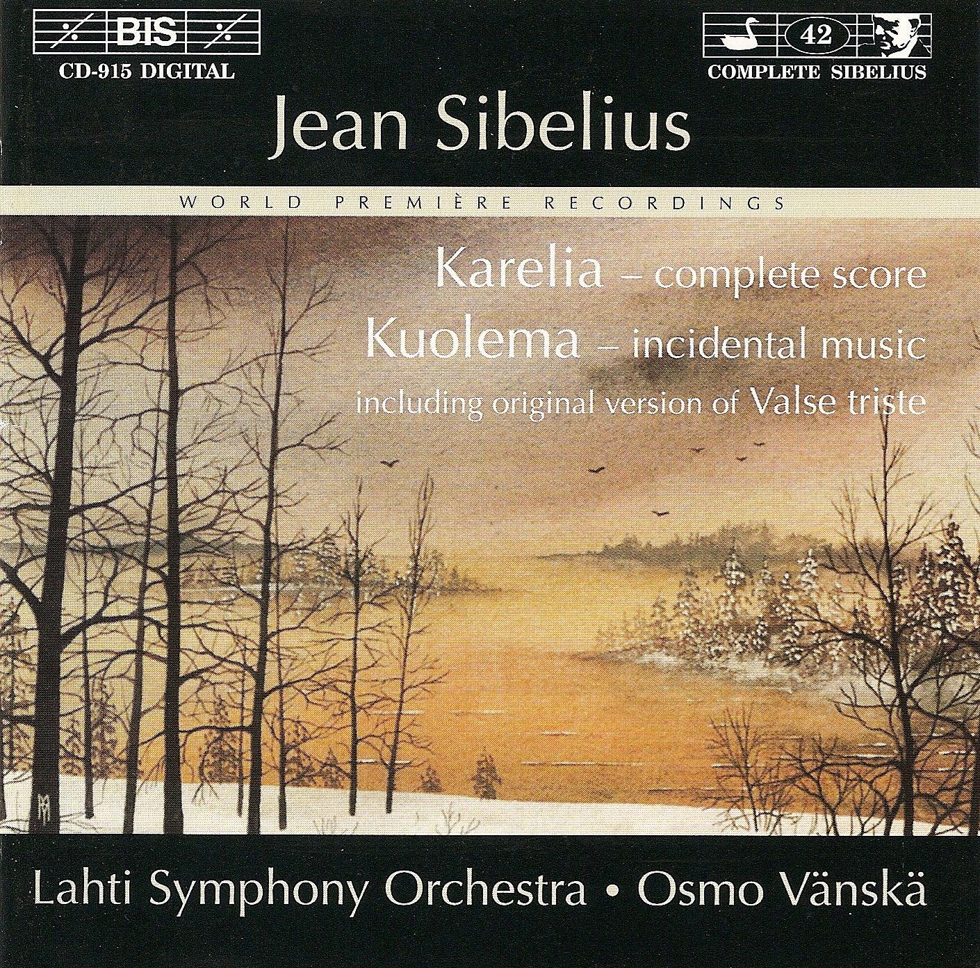 Sibelius: Karelia (Complete Score) - Kuolema - Incidental Music