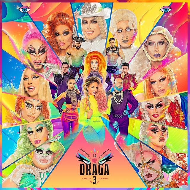 Album cover art for La Más Draga 3