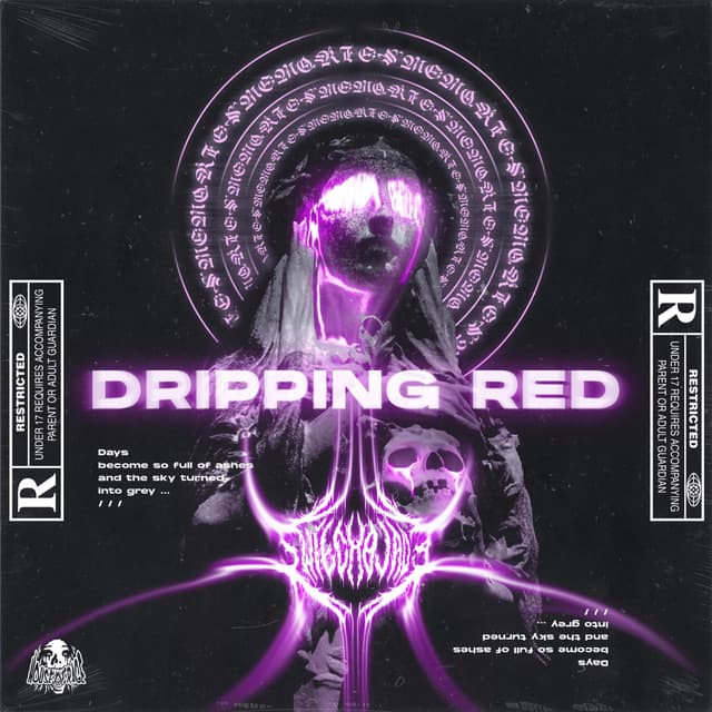 Album cover art for DRIPPING RED