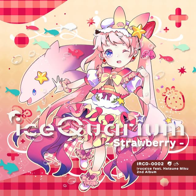 Album cover art for iceQuarium -Strawberry-