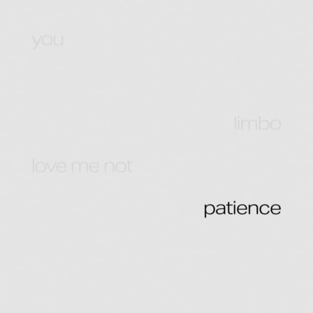 Album cover art for patience (feat. GANGGA)