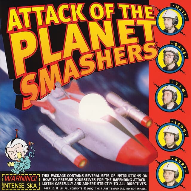 Album cover art for Attack Of The Planet Smashers