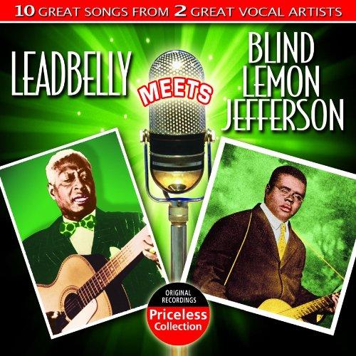 Album cover art for Leadbelly Meets Blind Lemon Jefferson