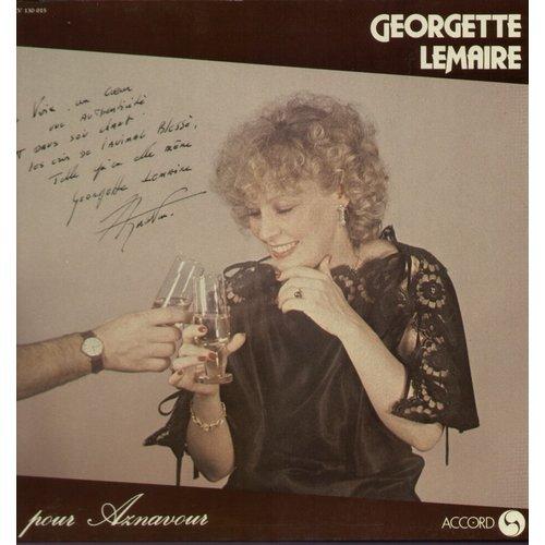 Album cover art for Pour Aznavour